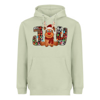 Matcha joy christmas reindeer Heavyweight Hoodie - Jasminsmagicworld