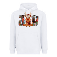 White joy christmas reindeer Heavyweight Hoodie - Jasminsmagicworld
