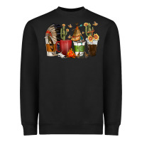 Black coffee cups indian headdress Heavyweight Sweatshirt - texasbilliewilder