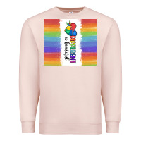 Pale Pink different is beautiful Premium Sweatshirt - MaliasSmallBusiness