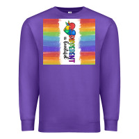 Purple different is beautiful Premium Sweatshirt - MaliasSmallBusiness