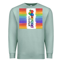 Seafoam different is beautiful Premium Sweatshirt - MaliasSmallBusiness