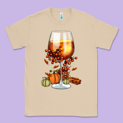 Thanksgiving Fall Classic Tee Designed By Fadigitalartstudio