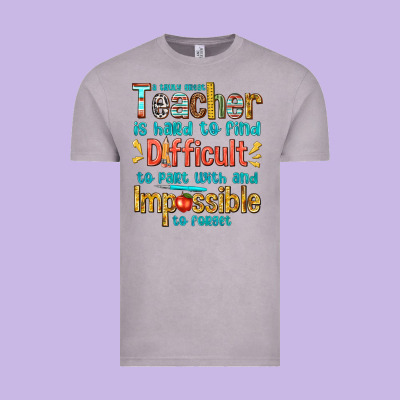 A Truly Great Teacher Vintage Tee Designed By Texasbilliewilder