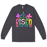 Smoke Easter Day He is risen indeed Long Sleeve Tee - OliviaCreatesArt