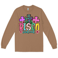 Toasted Coconut Easter Day He is risen indeed Long Sleeve Tee - OliviaCreatesArt