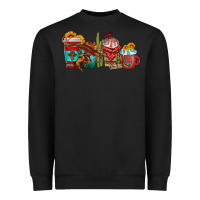 Black cowboy coffee cups Heavyweight Sweatshirt - texasbilliewilder