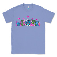Colony Blue stitches Classic Tee - AdoDesignShop