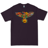 Plum thunderbird  wild soul with sunflower serape aztec Premium Tee - Artiststas