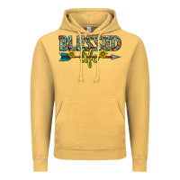 Vintage Mustard blessed life western Vintage Hoodie - texasbilliewilder