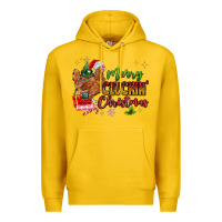 Lemon Merry Cluckin' Christmas Premium Hoodie - MaliasSmallBusiness