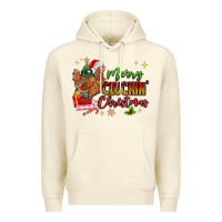 Sandshell Merry Cluckin' Christmas Premium Hoodie - MaliasSmallBusiness