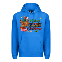 True Royal Merry Cluckin' Christmas Premium Hoodie - MaliasSmallBusiness