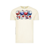 Vintage Arctic American wine glasses Vintage Tee - Zillion Design Studio