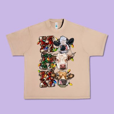 Hohoho Cows Urban Heavy Tee Designed By Ranaportraitstore
