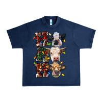 Navy hohoho cows Urban Heavy Tee - RanaPortraitStore