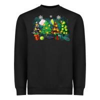Black leopard with tennis Heavyweight Sweatshirt - Zillion Design Studio
