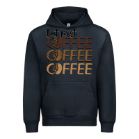 Navy but first coffee coffee coffee Urban Hoodie - BarkalooDesign
