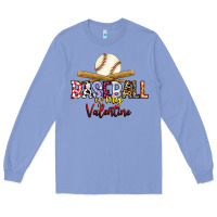 Colony Blue baseball is my valentine Long Sleeve Tee - RacoonDesign