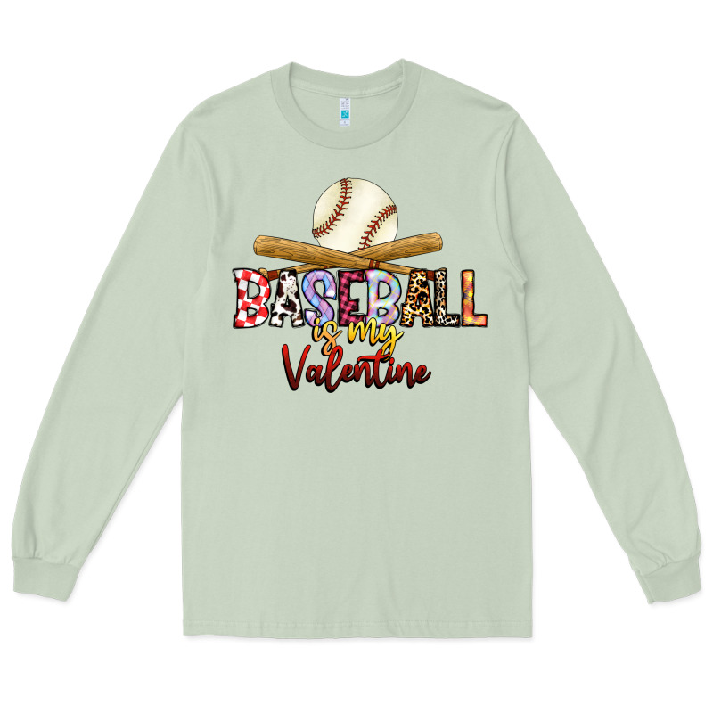 Baseball Is My Valentine Long Sleeve Tee by RacoonDesign | Teevron