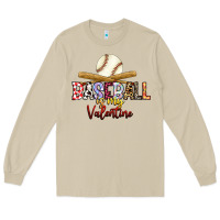 Mushroom baseball is my valentine Long Sleeve Tee - RacoonDesign