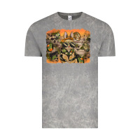Cloud Rock camouflage bunny background Vintage Tee - BarkalooDesign