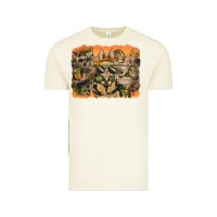 Vintage Arctic camouflage bunny background Vintage Tee - BarkalooDesign