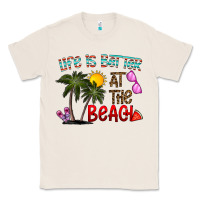 Natural life is better at the beach Classic Tee - CowhideDigitalArt