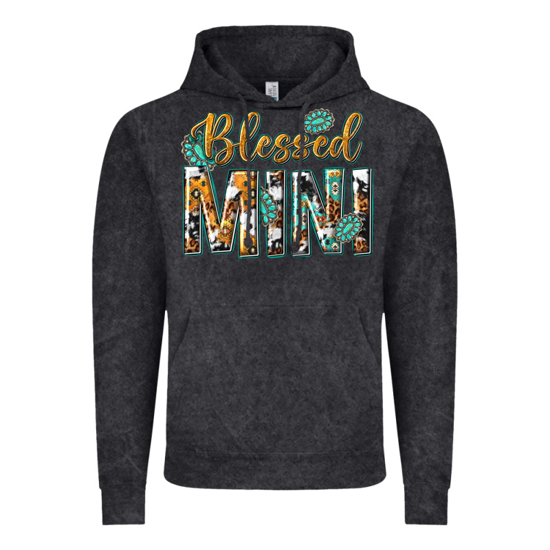 Blessed Mini With Leopard And Aztec Vintage Hoodie by texasbilliewilder | Teevron
