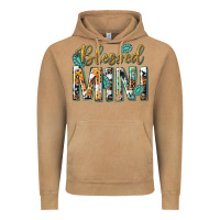 Vintage Camel blessed mini with leopard and aztec Vintage Hoodie - texasbilliewilder