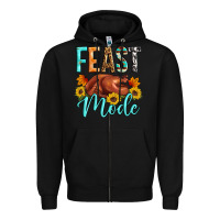 Black Feast mode Zipper Hoodie - Artiststas