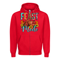 Red Feast mode Zipper Hoodie - Artiststas