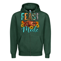 Sports Green Feast mode Zipper Hoodie - Artiststas