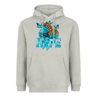 Moon Dust hope tealribbonovarian cancer nails Heavyweight Hoodie - NancyCooperArtShop