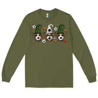Army Green soccer gnome Long Sleeve Tee - HRA Design Shop