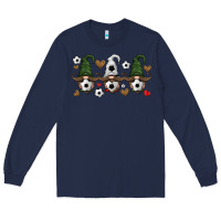 Navy soccer gnome Long Sleeve Tee - HRA Design Shop