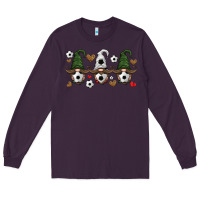Plum soccer gnome Long Sleeve Tee - HRA Design Shop