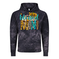 Cloud Black blessed mini with sunflowers Vintage Hoodie - texasbilliewilder