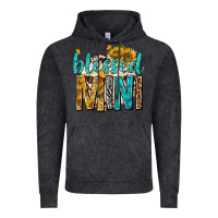 Vintage Black blessed mini with sunflowers Vintage Hoodie - texasbilliewilder