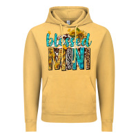 Vintage Mustard blessed mini with sunflowers Vintage Hoodie - texasbilliewilder