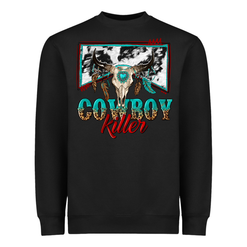 Cowboy Killer Heavyweight Sweatshirt by texasbilliewilder | Teevron