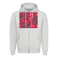 Dove Grey valentines day Zipper Hoodie - JahusDesignShop
