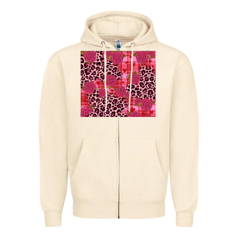 Valentines Day Zipper Hoodie by JahusDesignShop | Teevron
