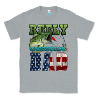 Heather Grey reely awesome dad Classic Tee - HRA Design Shop