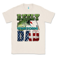 Natural reely awesome dad Classic Tee - HRA Design Shop