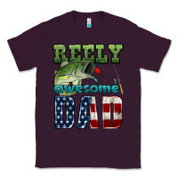 Plum reely awesome dad Classic Tee - HRA Design Shop