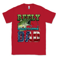 Red reely awesome dad Classic Tee - HRA Design Shop