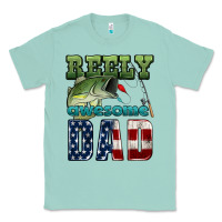 Seafoam reely awesome dad Classic Tee - HRA Design Shop