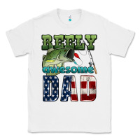 White reely awesome dad Classic Tee - HRA Design Shop