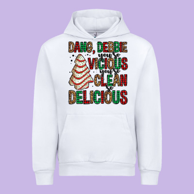 Dang Debbie Christmas Tree Cake Urban Hoodie Designed By Jasminsmagicworld